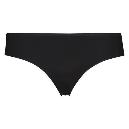Slip br&eacute;silien Invisible Lace Back, Noir