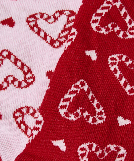 2 paar Katoenen Sokken, Roze