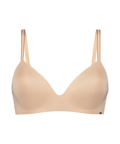 Soutien-gorge sans armatures pr&eacute;form&eacute; Mona, Beige