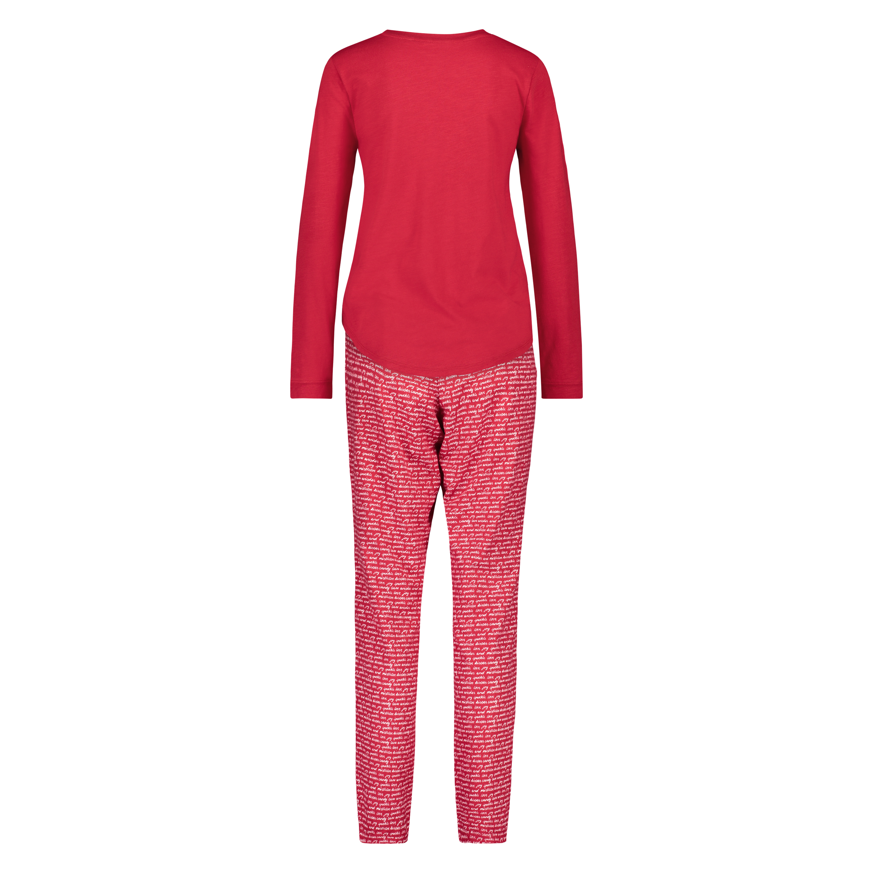 Coffret cadeau Pyjama long, Rouge, main