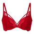 Soutien-gorge à armatures maximiseur préformé Whitney, Rouge