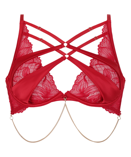 Soutien-gorge à armatures non-préformé Chayna, Rouge