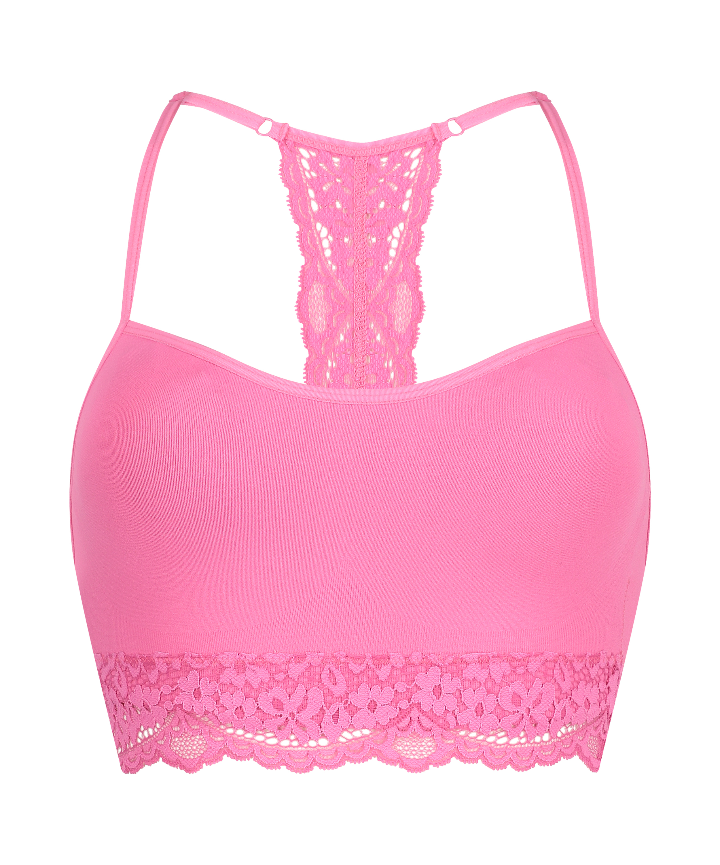 Brassi&egrave;re sans couture Marine, Rose, main
