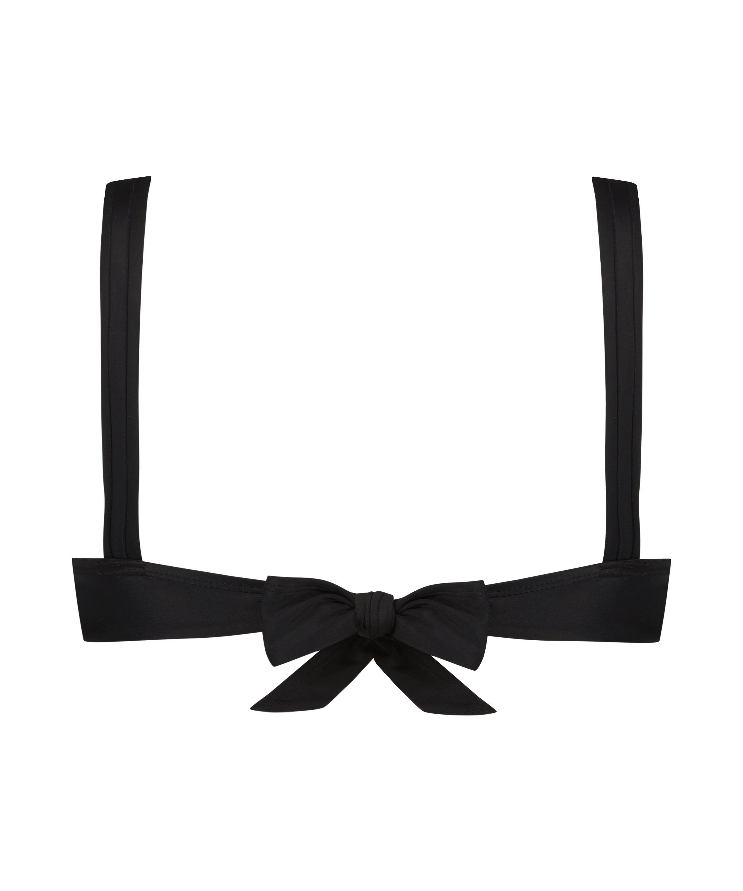 Triangel bikinitop Luxe, Zwart, main