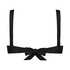 Triangel bikinitop Luxe, Zwart