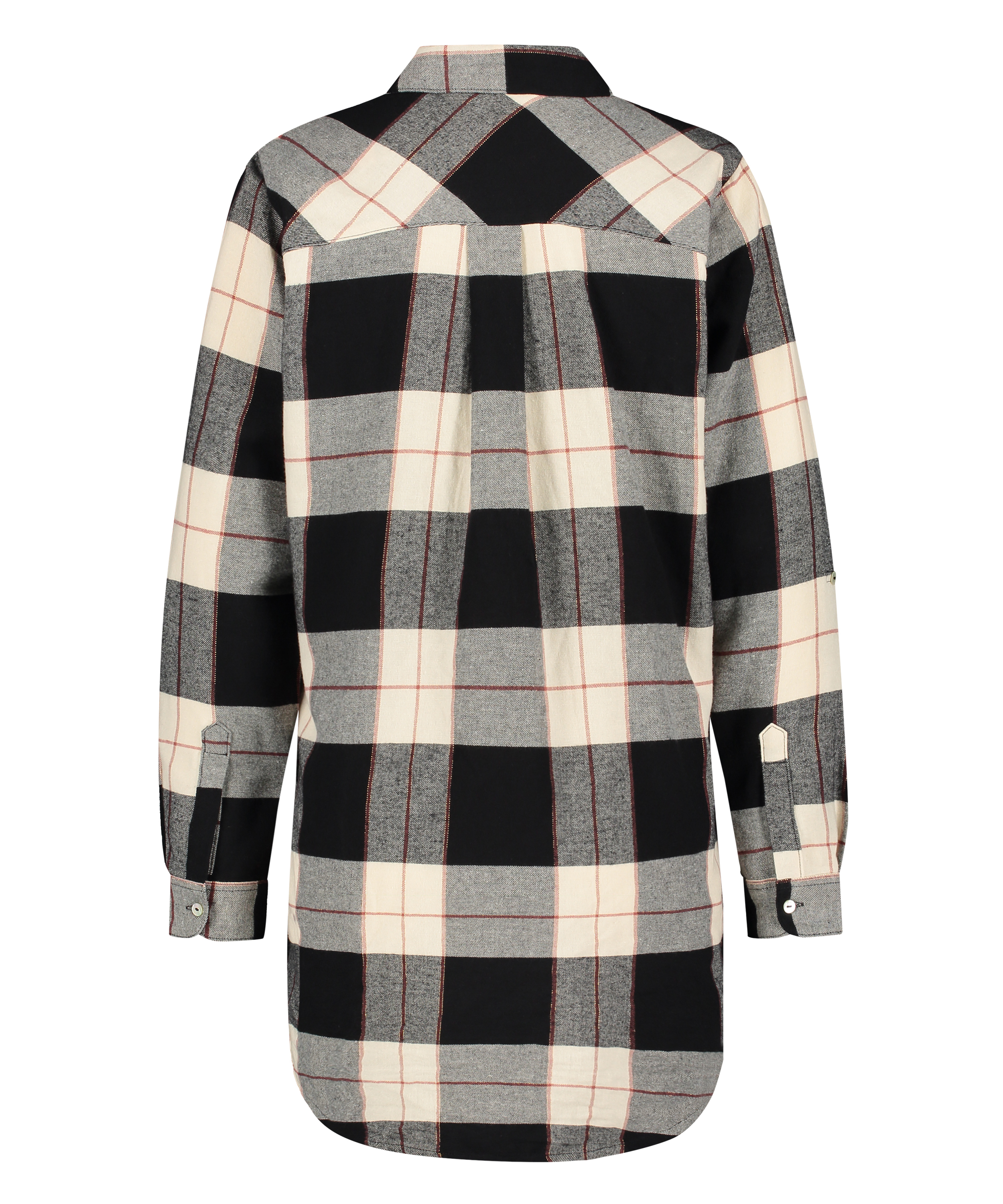 Lange mouwen Menshirt, Zwart, main