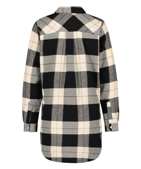 Lange mouwen Menshirt, Zwart