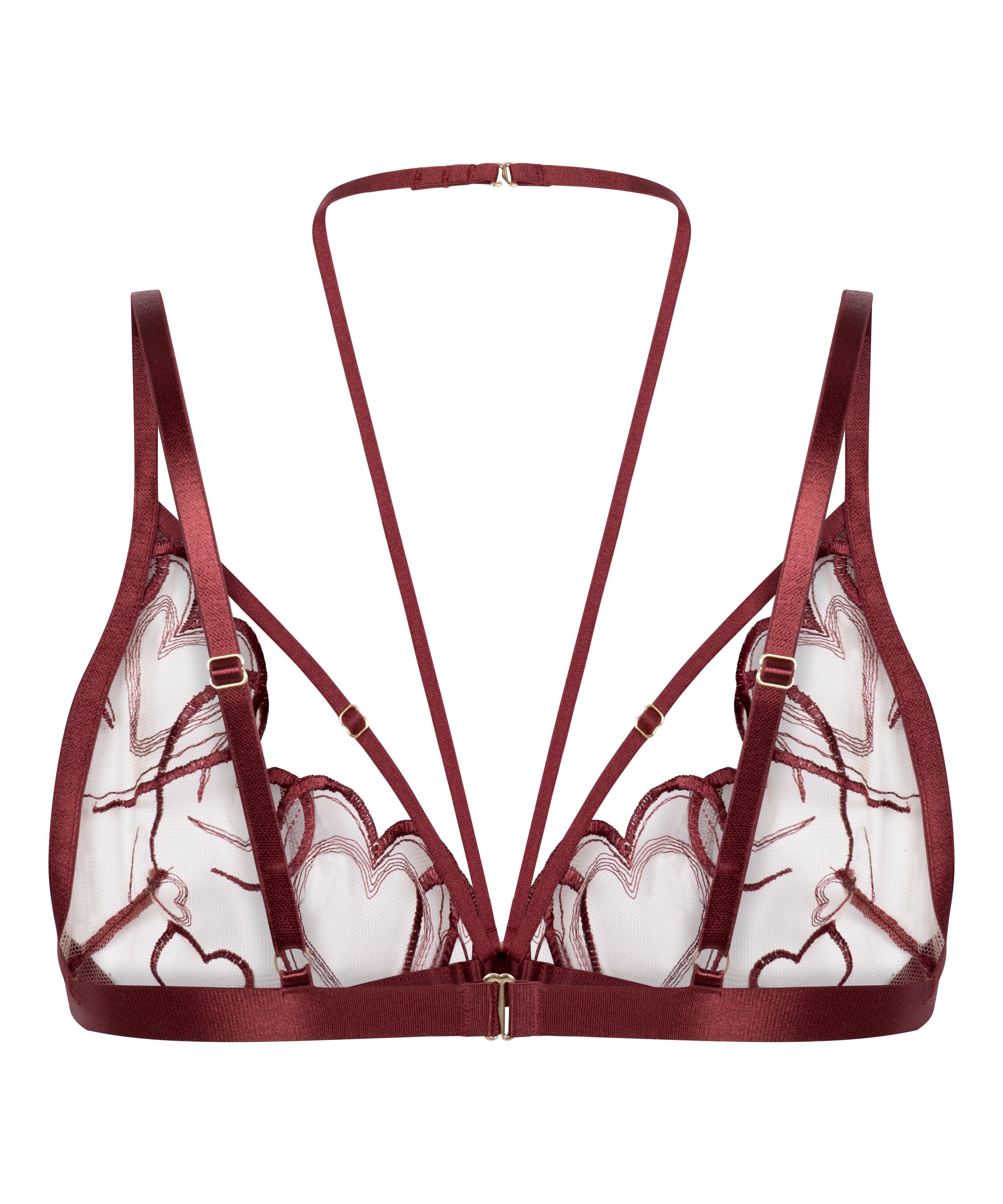 Haut de corset Olivia, Rouge, main