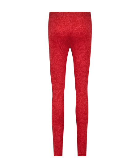 Legging Velours, Rood