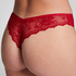 String Invisible Lace back, Rouge