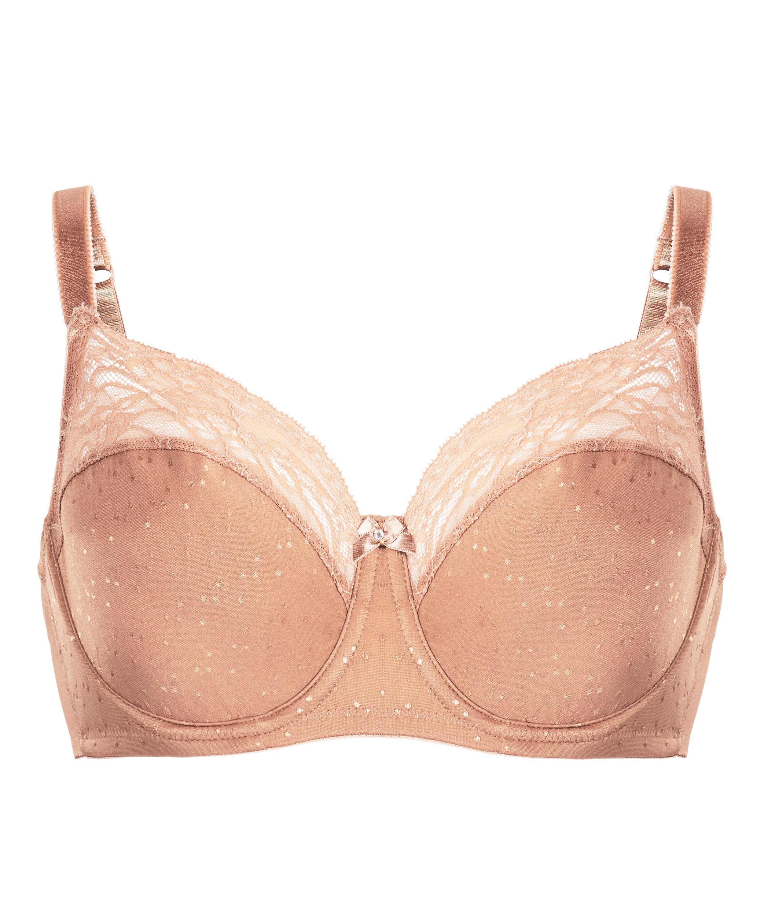 Soutien-gorge à armatures non-préformé Sophie, Brun, main