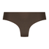 Slip br&eacute;silien Invisible, Brun