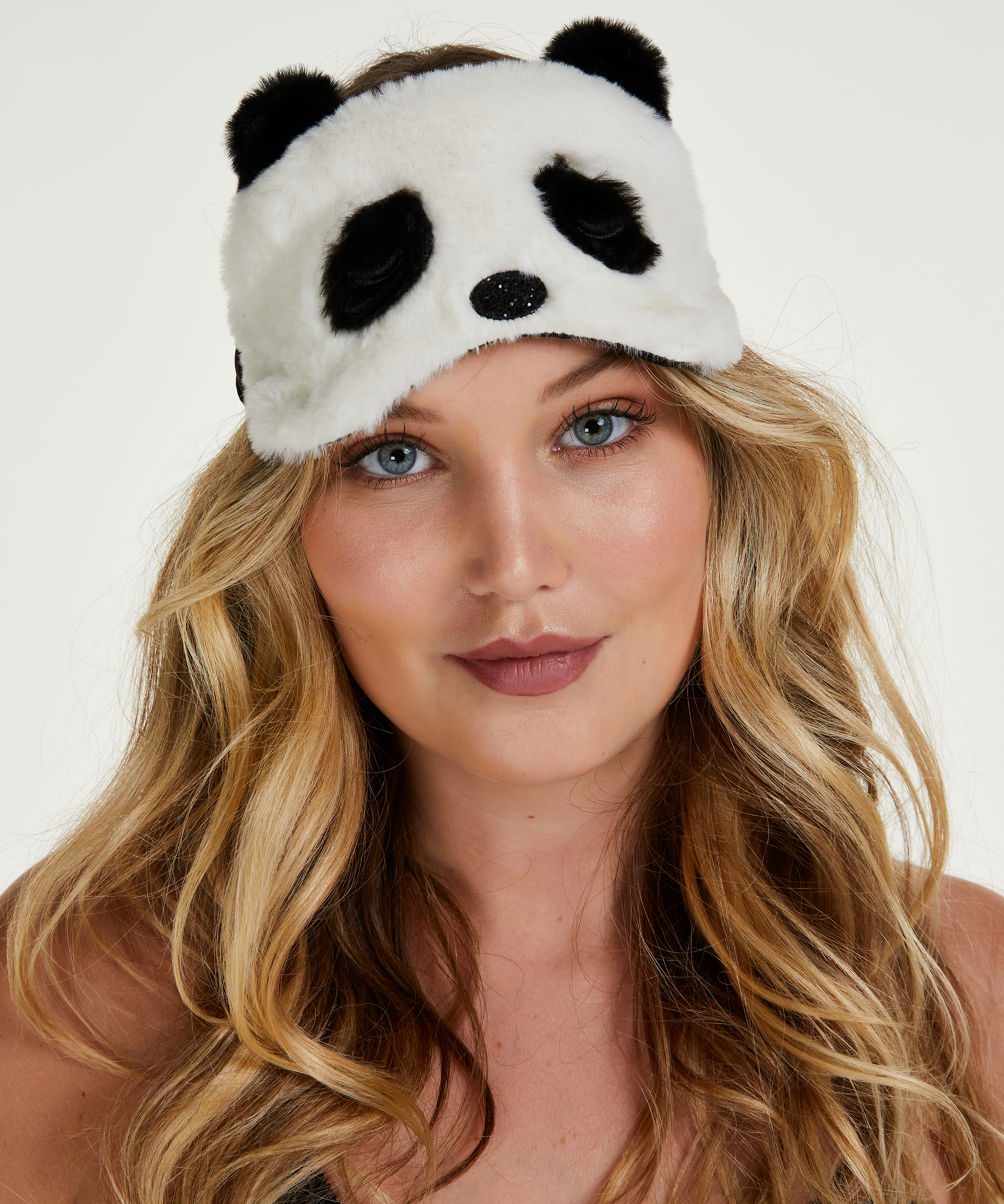 Slaapmasker Cute Panda, Wit, main