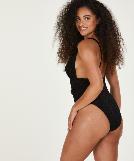 Maillot de bain Crochet, Noir