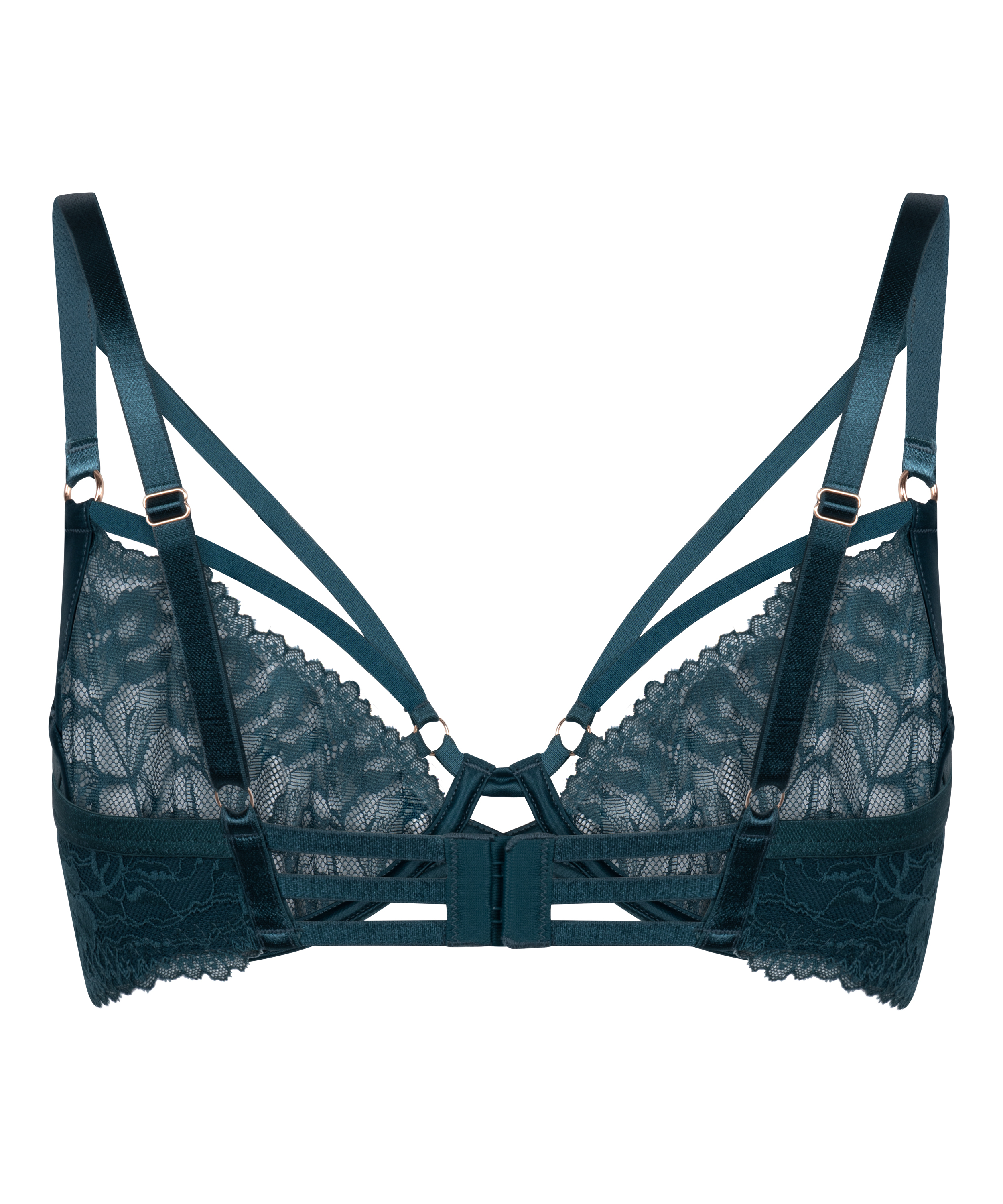 Soutien-gorge &agrave; armatures non-rembourr&eacute; Amel, Bleu, main