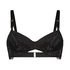 Voorgevormde longline beugel bh Donna Sparkle, Zwart