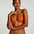 Soutien-gorge à armatures non-préformé Marine, Orange
