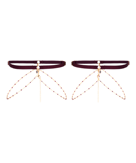 Jarretières Avela, Pourpre