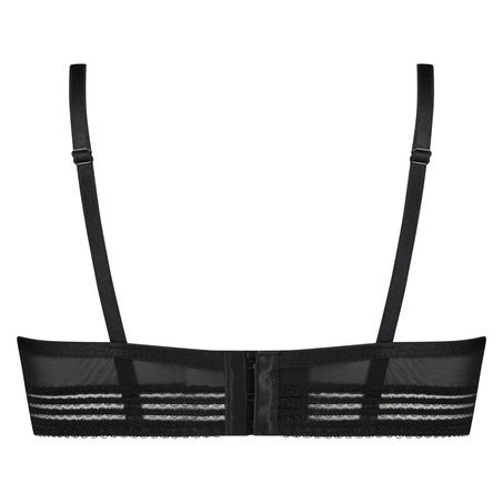 Soutien-gorge &agrave; armatures non-pr&eacute;form&eacute; Eden, Noir