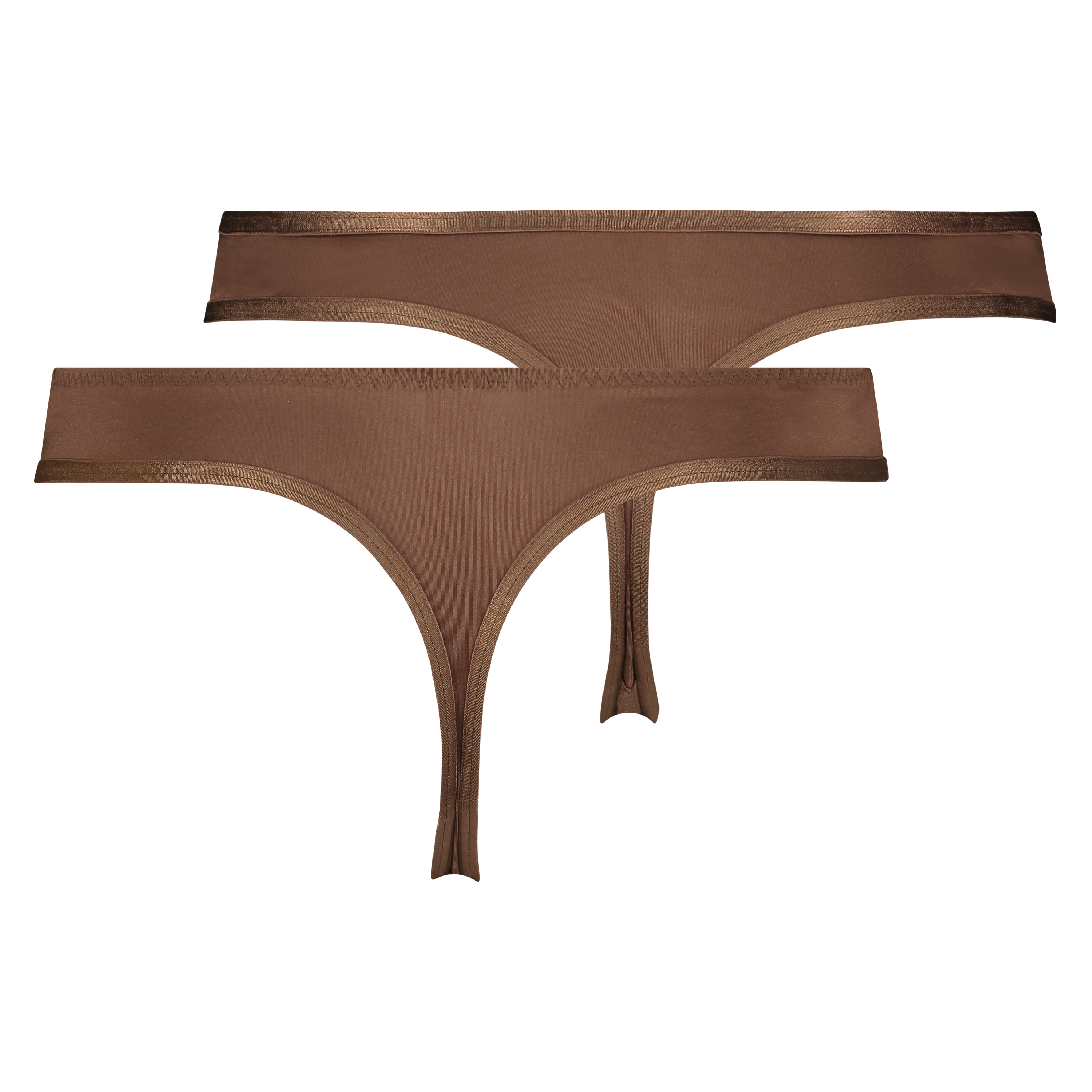 Lot de 2 strings Angie, Brun, main