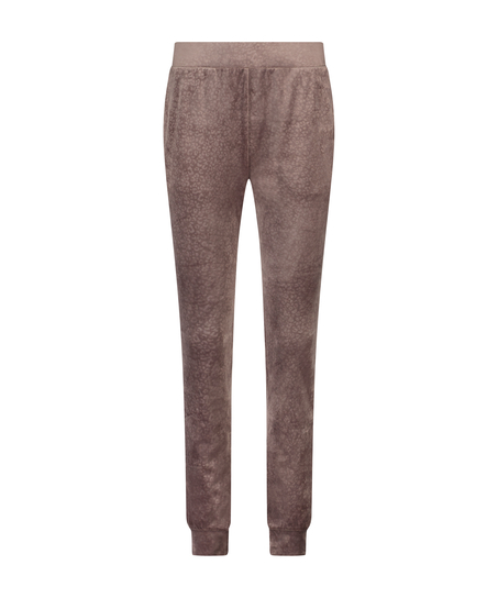 Pantalon de jogging Velours, Brun