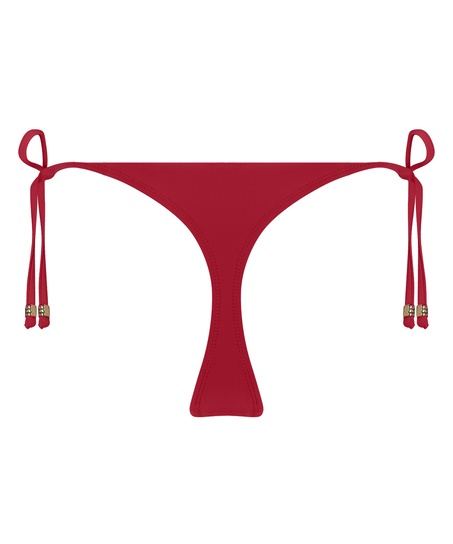 Bas de bikini string Luna, Rouge