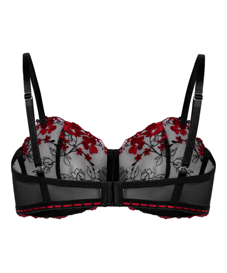 Soutien-gorge &agrave; armatures non-rembourr&eacute; Peonie, Noir