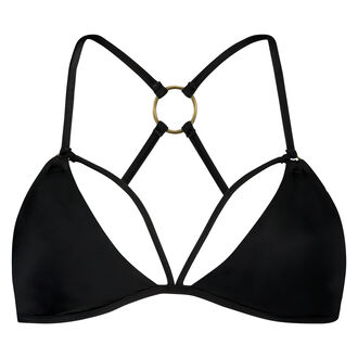 Haut de bikini triangle Sunset Dreams, Noir