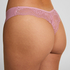 Invisible string Lace back, Roze