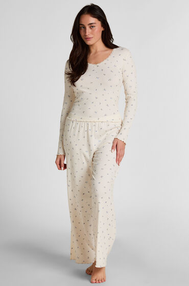 Hunkemöller Daisy Pyjama Broek Wit