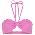 Bandeau bikinitop Scallop, Roze