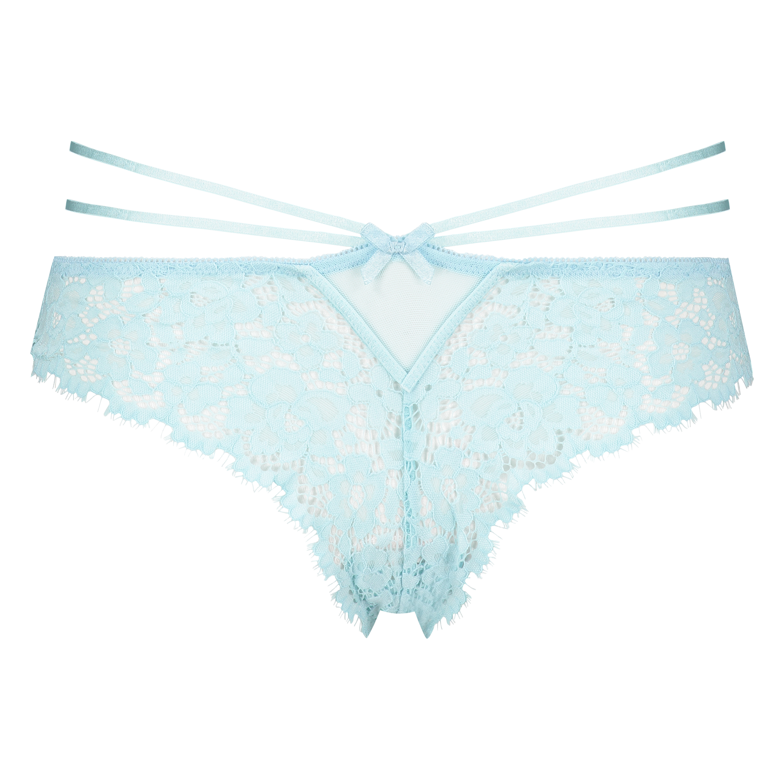 Slip br&eacute;silien Elma, Bleu, main