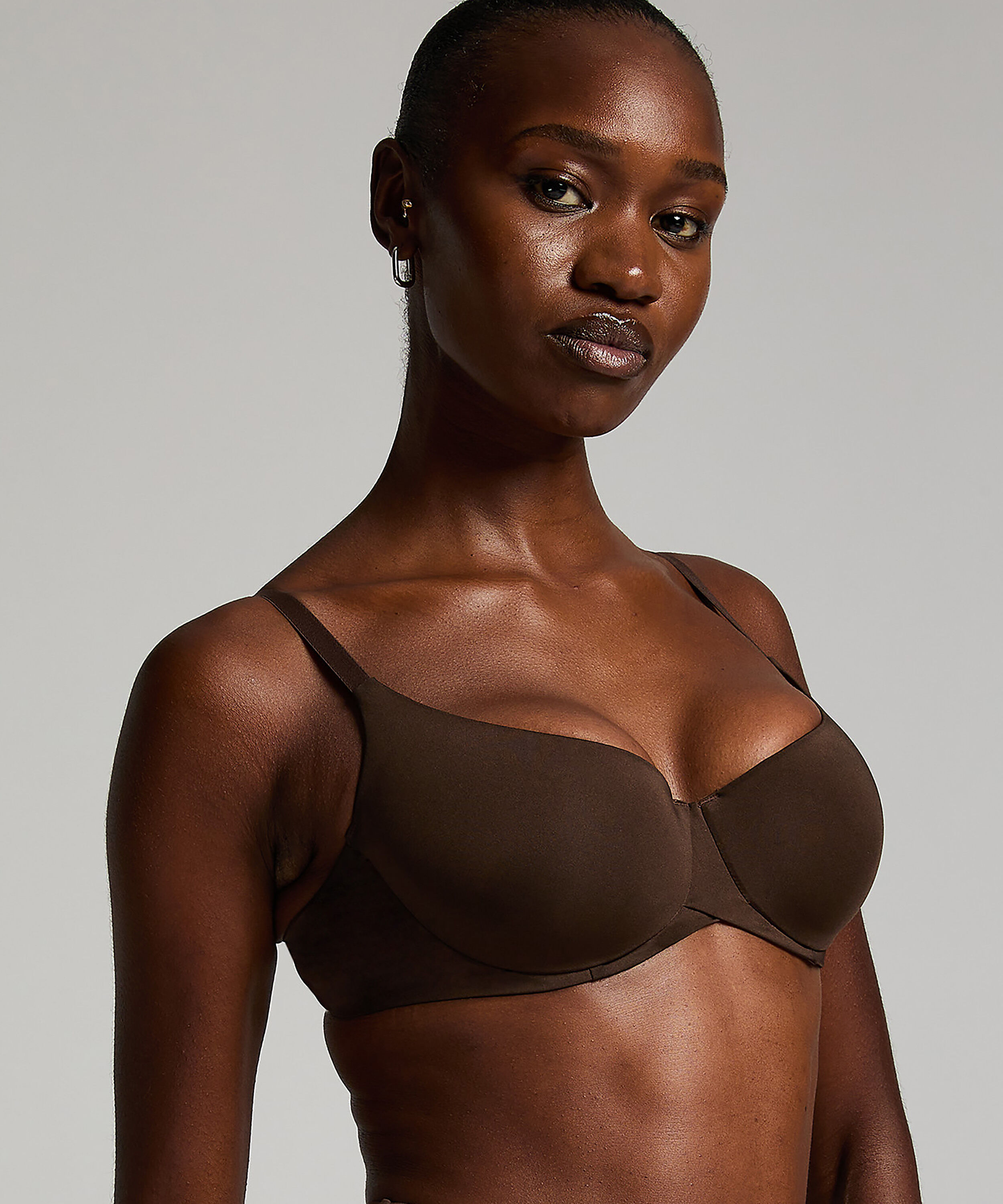 Soutien-gorge à armatures préformé Smooth, Brun Soutien-gorge à armatures préformé Smooth, Brun