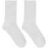 Chaussettes courtes en modal c&ocirc;tel&eacute;, Blanc