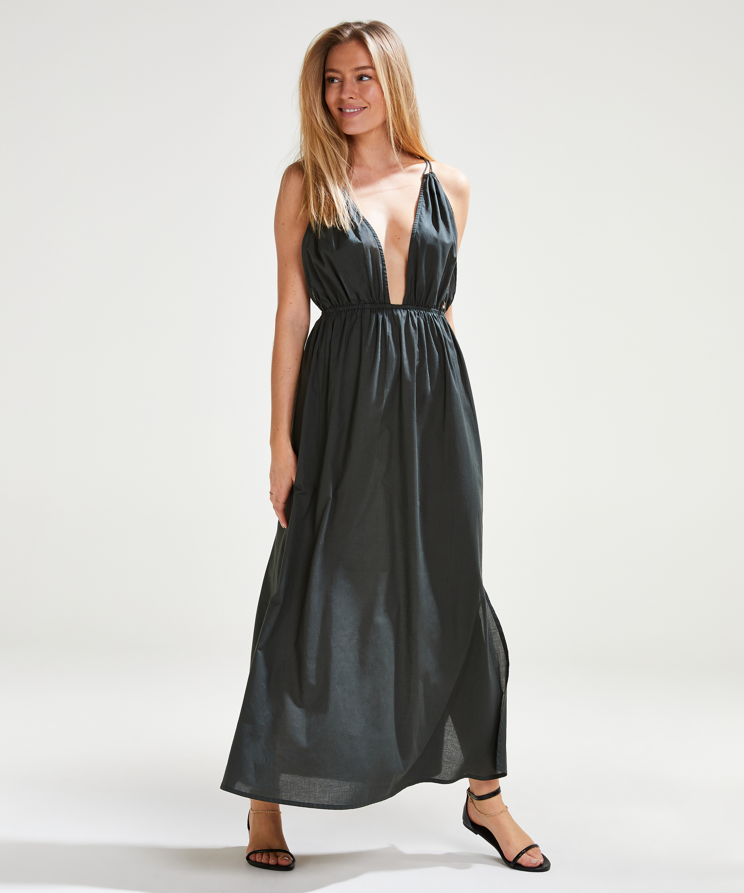 Maxi jurk Doutzen, Groen, main
