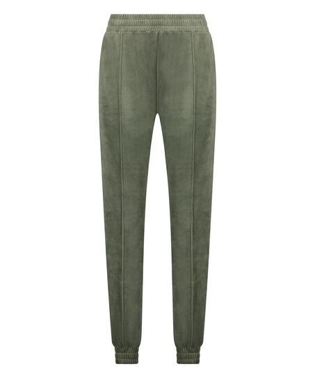 Pantalon de jogging Velours court, Vert