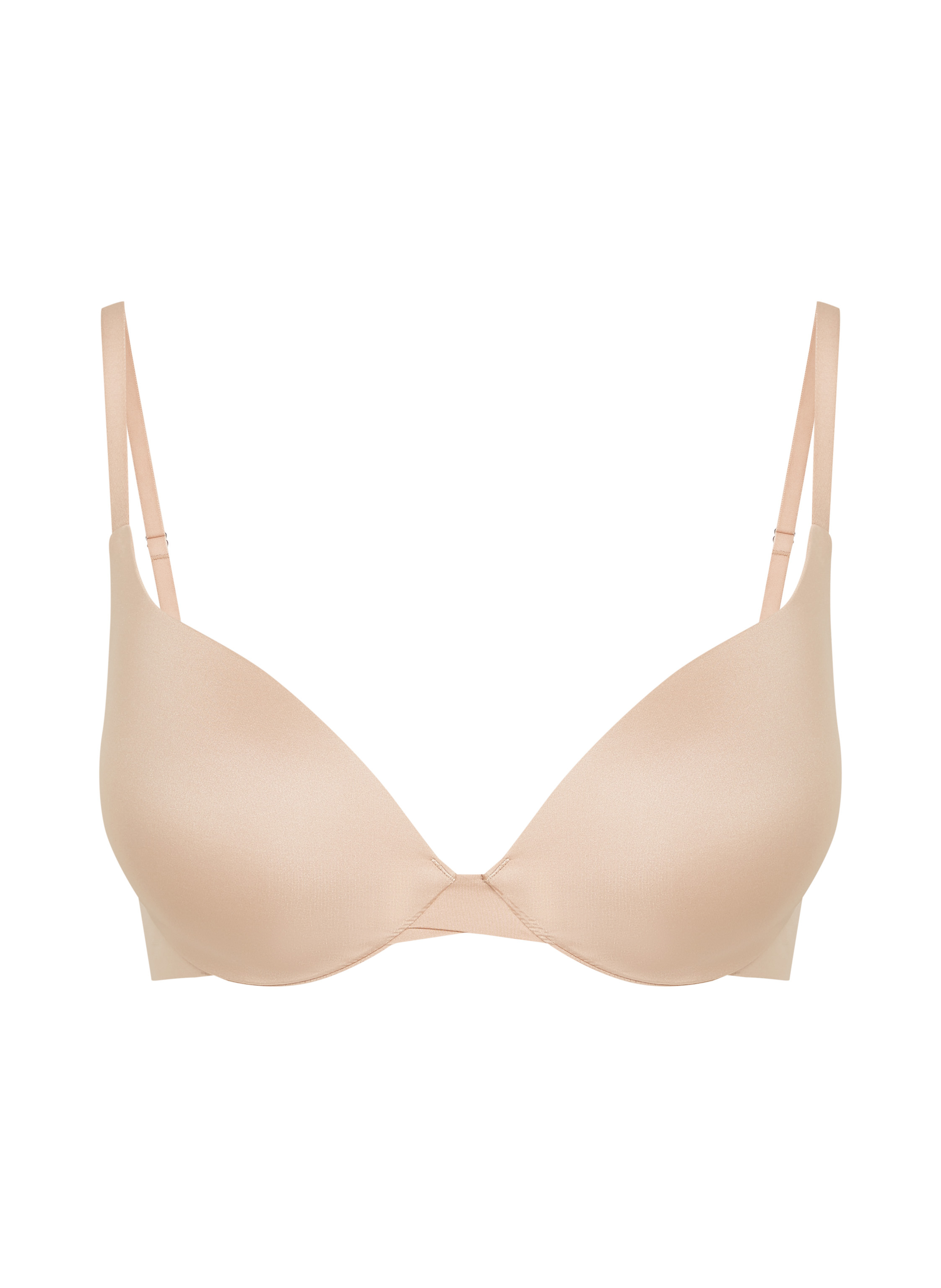 Soutien-gorge &agrave; armatures pr&eacute;form&eacute; push-up Smooth, Beige, main