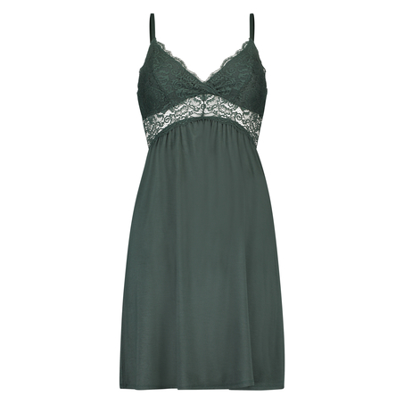 Nuisette Jersey dentelle Vera, Vert