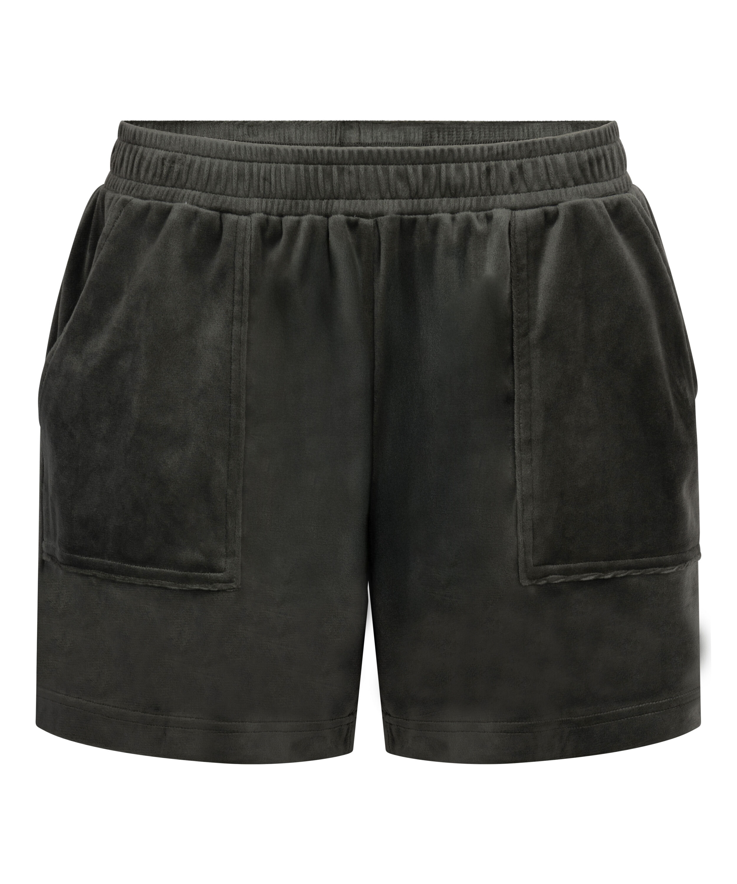 Shorts Velours Pocket, Groen