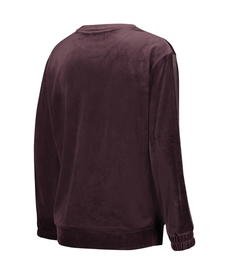 Top de grossesse en velours Shimmer, Pourpre