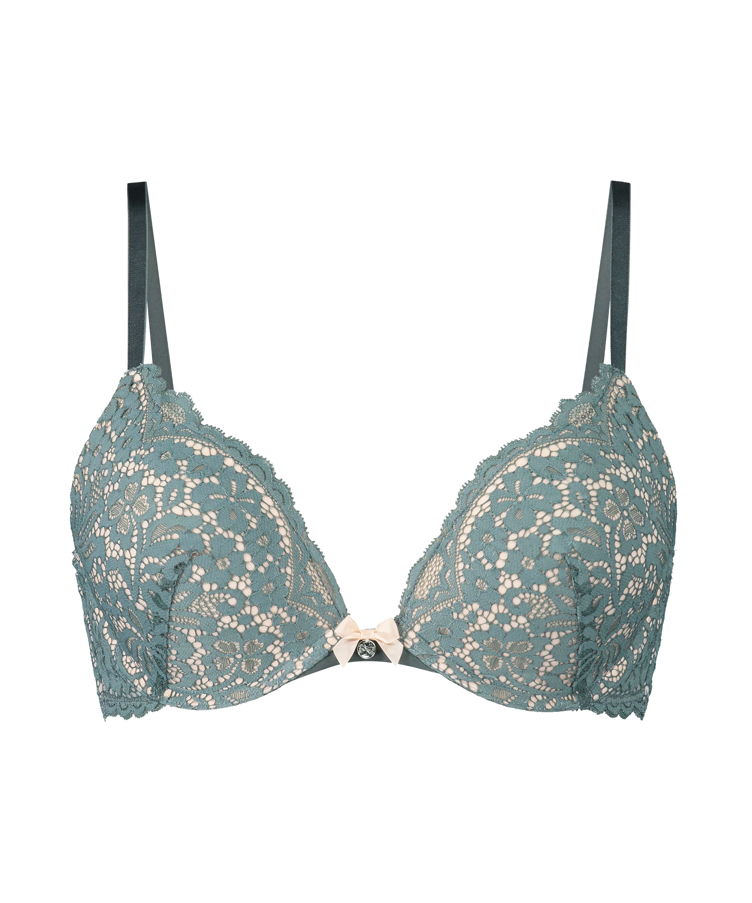Voorgevormde push-up beugel bh Rose, Groen, main