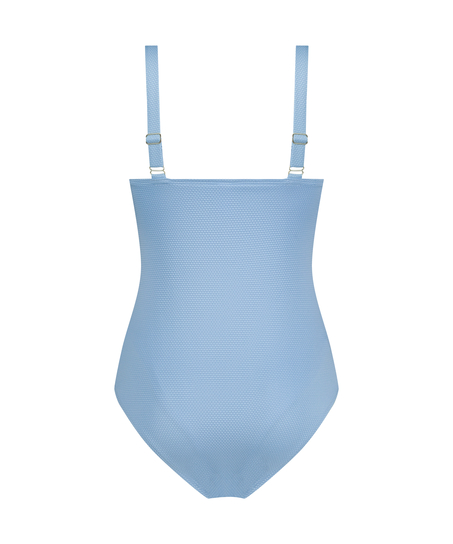 Badpak Shaping Scallop, Blauw