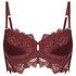Voorgevormde longline beugel bh Zoe, Rood