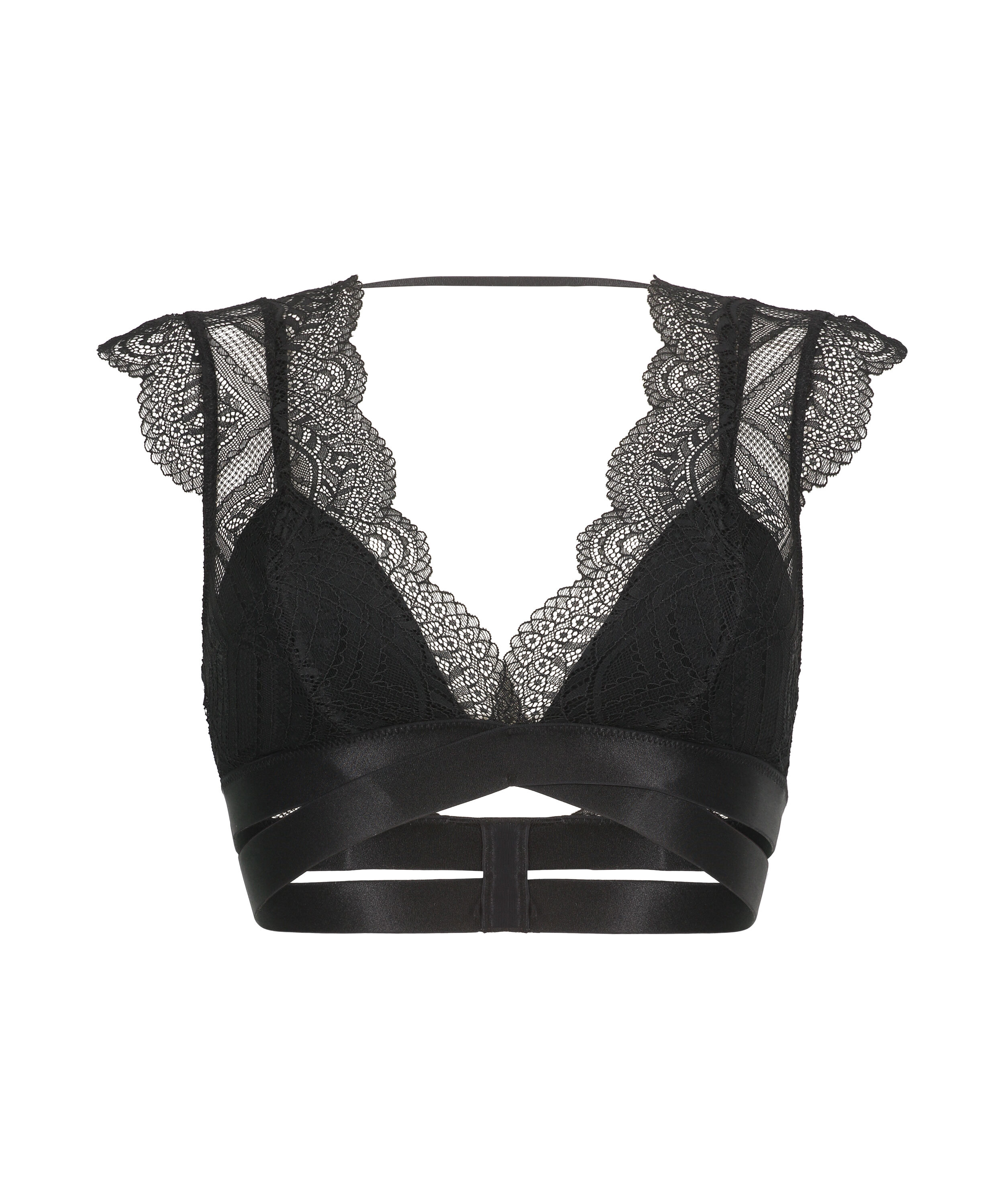 Zwarte bralette 2025 kant