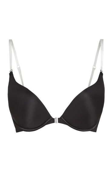 Hunkemöller Voorgevormde push-up beugel bh Transparant Zwart, foto 3