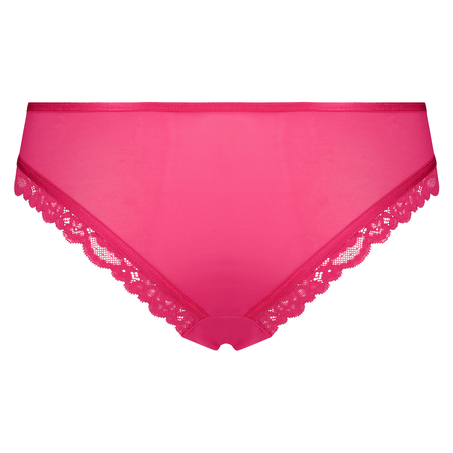 Slip br&eacute;silien Fleurine, Rose