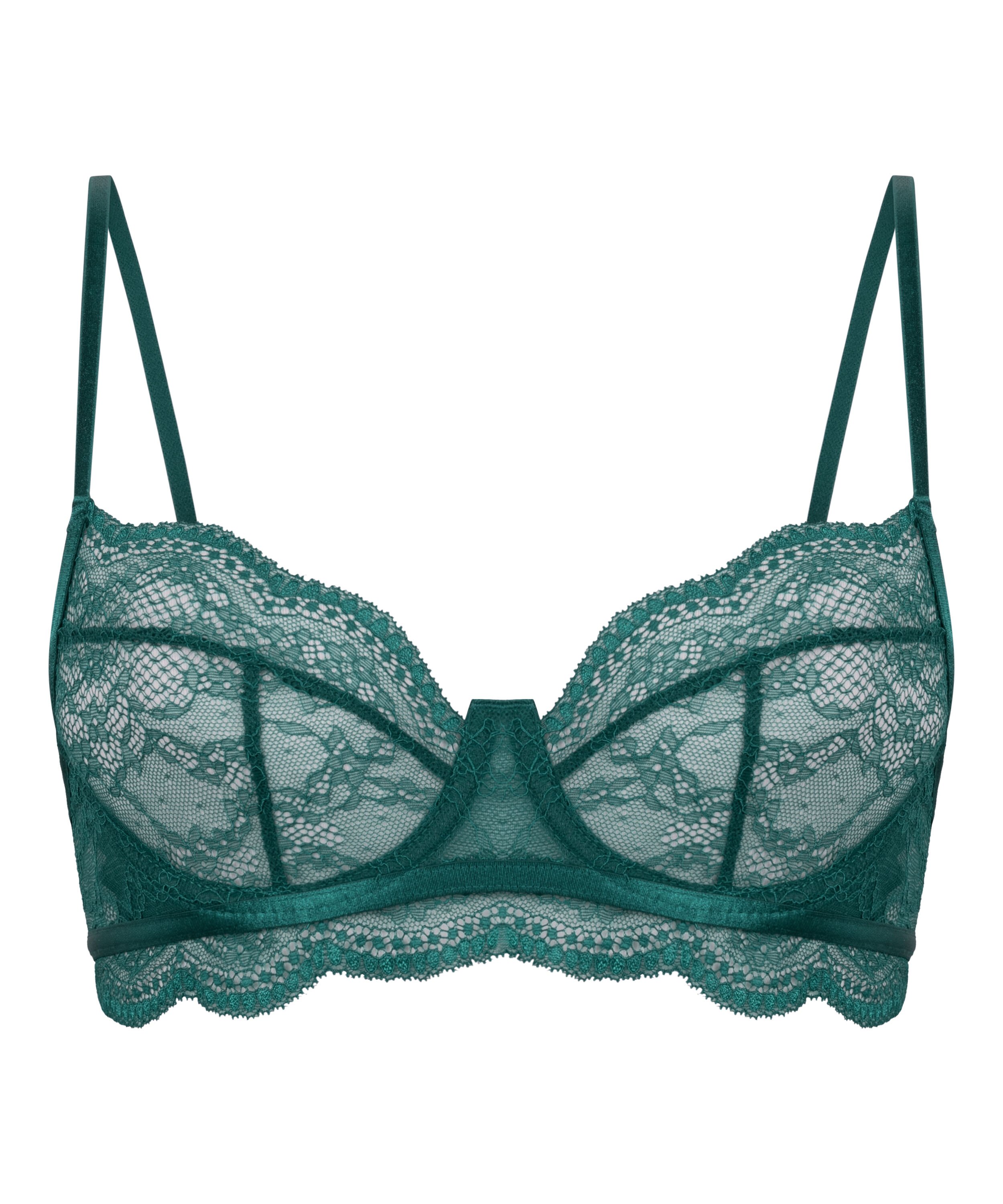 Soutien-gorge non-rembourr&eacute; &agrave; armatures Isabelle, Vert