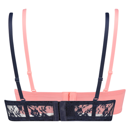 2 strapless voorgevormde beugel bh's, Blauw