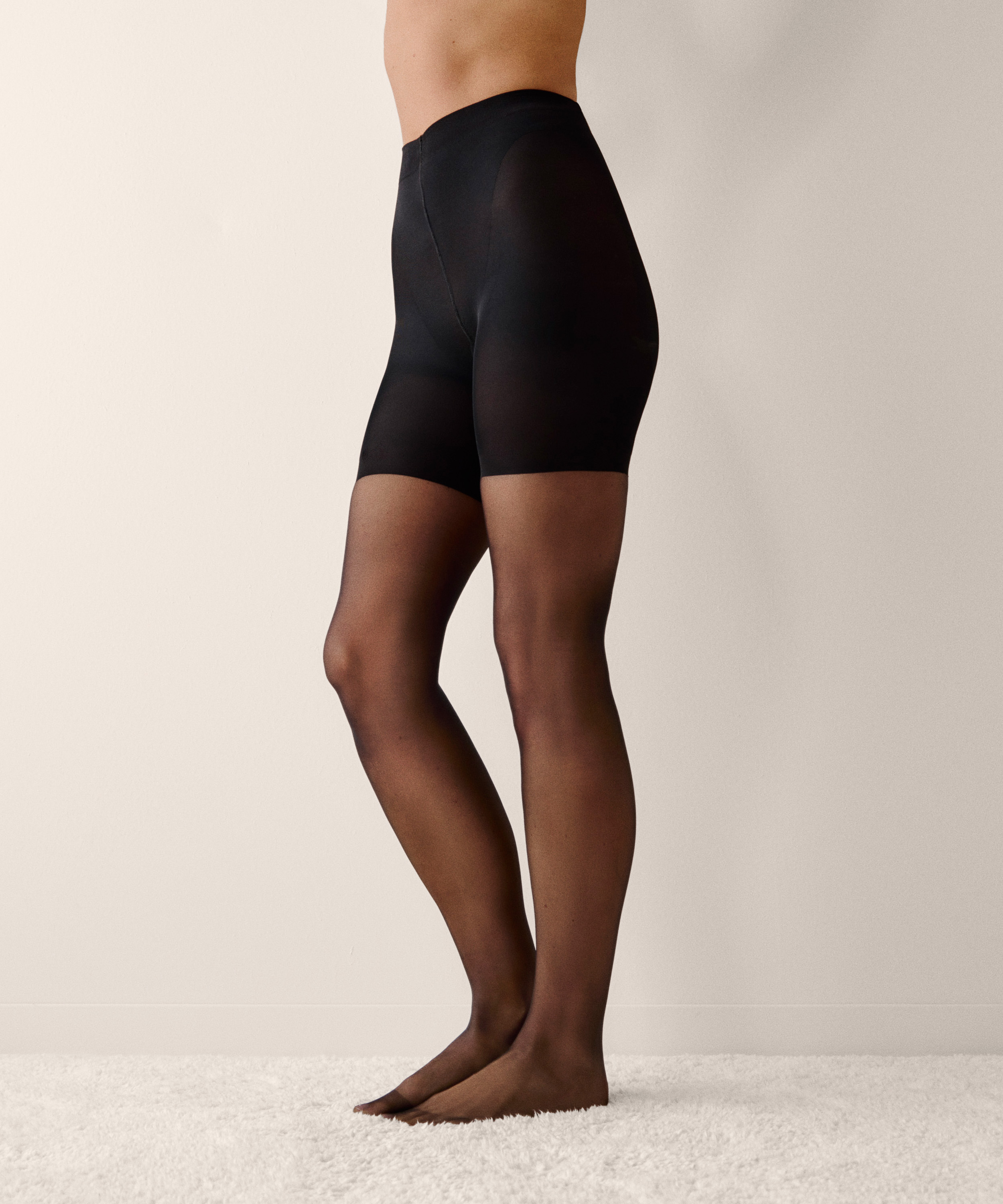 Panty 15 Denier Total Lift & Shape, Zwart, main