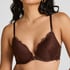 Soutien-gorge &agrave; armatures pr&eacute;form&eacute; push-up Marine, Brun